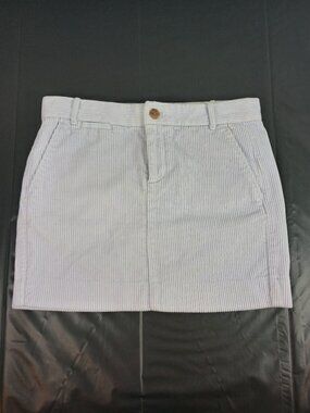 VTG Y2K Gap Womens 0 Light Purple Corduroy Slash Pockets Front Zip Mini Skirt